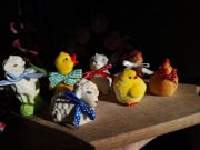 Figurki wielkanocne z cukru