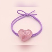 Gumka do włosów hand made serduszko