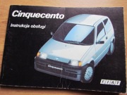 FIAT CINQUECENTO Instrukcja obslugi