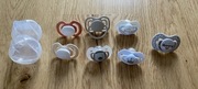 Lovi, Canpol Babies 0-6m. smoczek silikonowy, symetryczny - 7 szt. używane