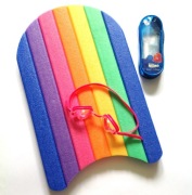 Deska do pływania COMFY Kick + dziecięce okularki Arena