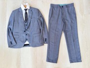 garnitur NEXT 3 częściowy plus koszula i krawat 146 11 lat jak nowe Komunia