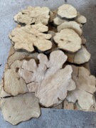 Podkładki na stół drewniane surowe