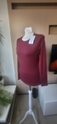 Lands'end bluzka bordo dopasowana Xs-S Must Have