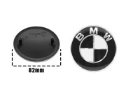 ZNACZEK LOGO MASKA 82 mm BMW E30 E38 E39 E46 E60 E61 E90 X1 X3 X4 X5 X6 E70