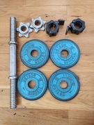 gryf krótki + obciążenie 4x1kg