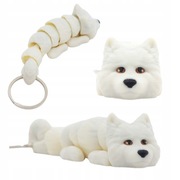 Breloczek 3D w kształcie pieska – Samojed