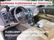 FLOKOWANIE NAPRAWA deski boczka słupka podsufitki flok wnętrza