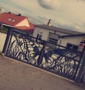 Panele ogrodzeniowe, przęsła aluminiowe, laser