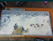 Obraz z lat 90 na płótnie