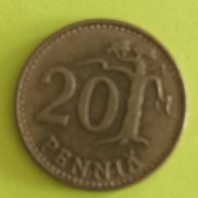 20 Pennia 1963 r Finlandia.