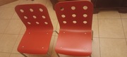 Krzeslo Ikea 2 sztuki kolor czerwony