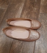 Baleriny brokat h&m 37 sylwester