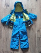 Komplet narciarski, kurtka+spodnie, rozmiar 86-92, niebieski