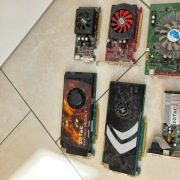 Karta Graficzna NVIDIA Geforce Pakiet - Licytacja - GT610 GT220 9600gt  ITP