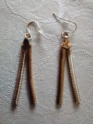 Kolczyki w kolorze złotym wiszące