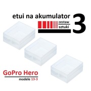 etui na akumulator GoPro Hero modele 13 - 3 - zestaw 3 sztuki