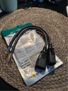 Przewód zasilający IEC C14 z otwartymi końcówkami CERRXIAN 2 szt