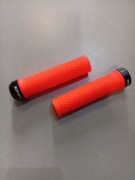 Gripy Uchwyty mankiety na kierownica Rowerowe MTB pomarańczowy