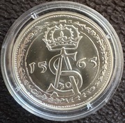TALAR ZYGMUNTA II AUGUSTA Z 1565 r. 20g Ag999 KOPIA + certyfikat