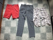 zestaw 3szt. MEDICINE krótkie spodenki czerwone bawełna roz.40 /L spodnie