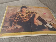 PLAKAT FOTOS ROZKŁADÓWKA PAUL YOUNG  ORYGINAL LATA 80 PRL