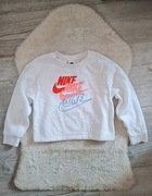 Bluza Nike Swoosh Rozmiar 116 - 122 na wiek 6 a 7 Lat Biała
