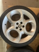 Komplet felg z oponami 5x98 215/45R17
