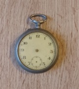 Stary zegarek kieszonkowy z napisem ANKER 7 STEINE COMPENSATION