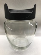 Kiełkownica słoikowa twist-off + kiełki rzodkiewki