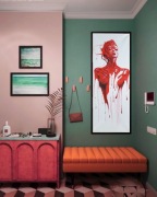 Obraz "farba” Płótno 60*80 Akryl Pokryty werniksem