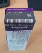 Soczewki jednodniowe +0.50 iWear harmony 30 sztuk 