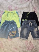 4 pary spodenek 122- 134