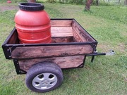 Wózek ogrodowy przyczepka z kiprem ręcznym do quada traktorka kosiarki