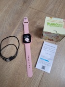 Smartwatch zegarek garret 100% sprawny różowy