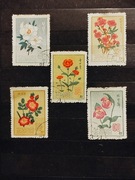 Znaczki Korea Północna 1963 flora kwiaty
