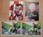 Zestaw autografów piłkarskich