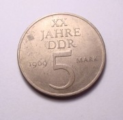 Niemcy 5 marek 1969 ŁADNA!