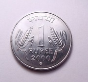 Indie 1 rupia 2000 Kremnica PIĘKNA!