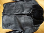 Kurtka skórzana kożuch L/XL skóra owcza sheelskin shearling vintage 52