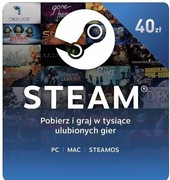 Steam gift card 40zł