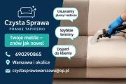 Pranie tapicerki meblowej/samochodowej, dywanów. Dojazd do klienta 