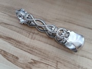 SREBRZONE SZCZYPCE DO KOSTEK CUKRU FRAGET W WARSZAWIE 1860-1896r