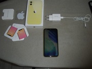 APPLE Iphone 11 duży zestaw.Stan BDB
