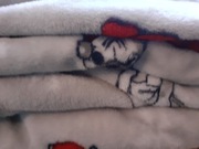 Koc 120x180 buldog francuski, miękki, puszysty