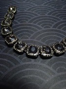 Bransoletka Dark Glam Kamienie Grafitowe Gothic Elegancka