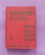 słownik uniwersalny Langenscheidt's niemiecko-angielski, angielsko-niemieck