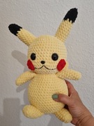 Pikachu na szydełku, handmade,pluszak 