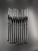 Zestaw 11 Pędzli Precyzyjnych Czarne Rączki Modelarstwo Nylon