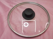 szklana pokrywka garnka patelni WMF ramka metalowa 25cm